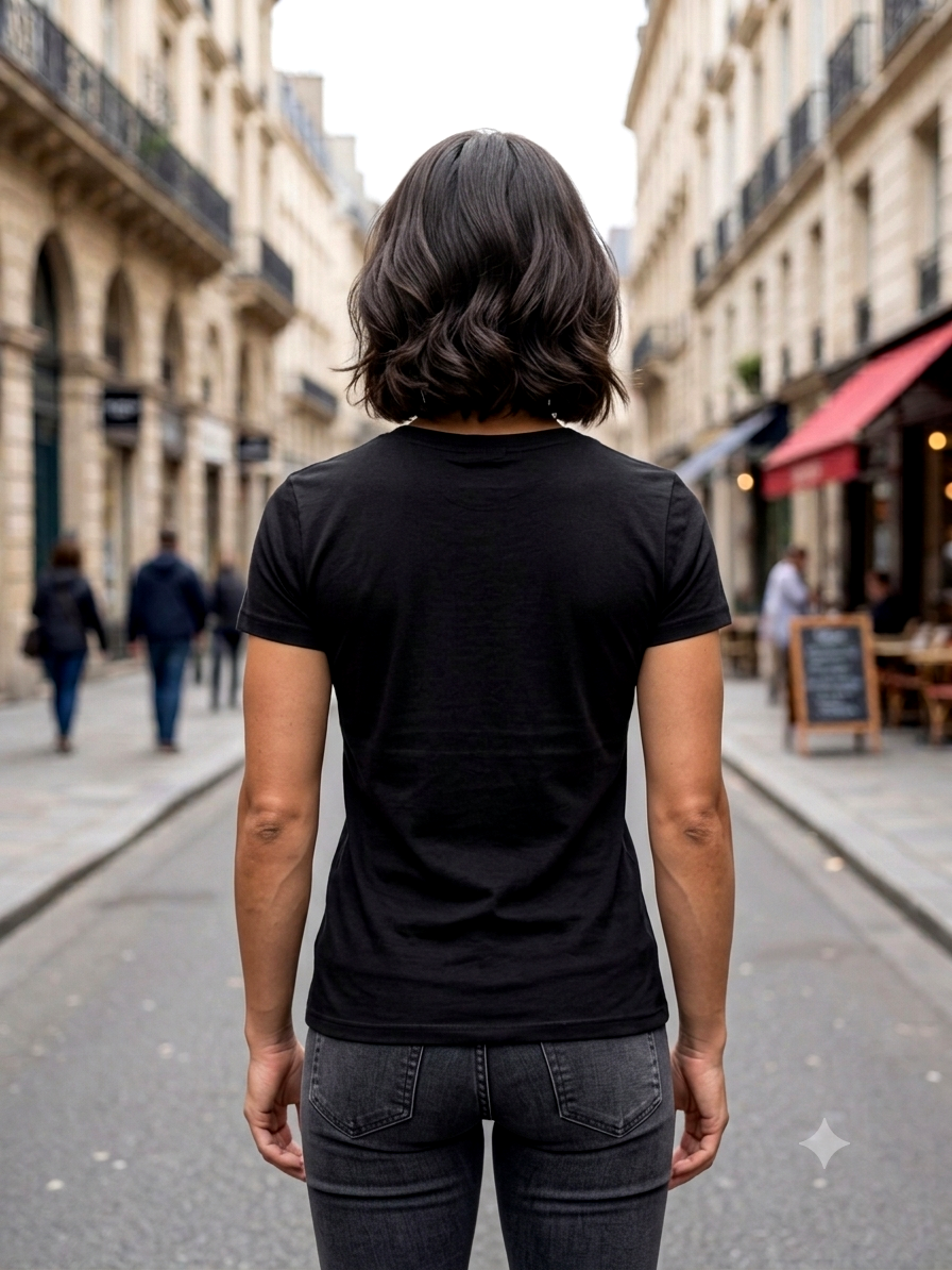 Ladies Cotton Gold Label T-Shirt.