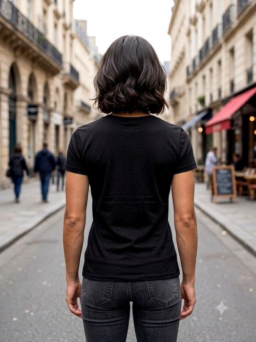 Ladies Cotton Gold Label T-Shirt.