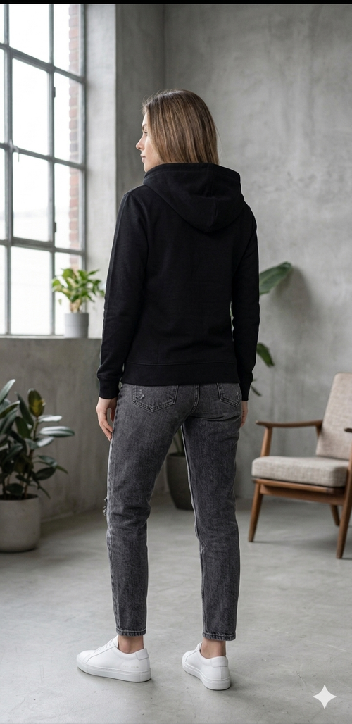 Ladies French Terry Cotton Jacket